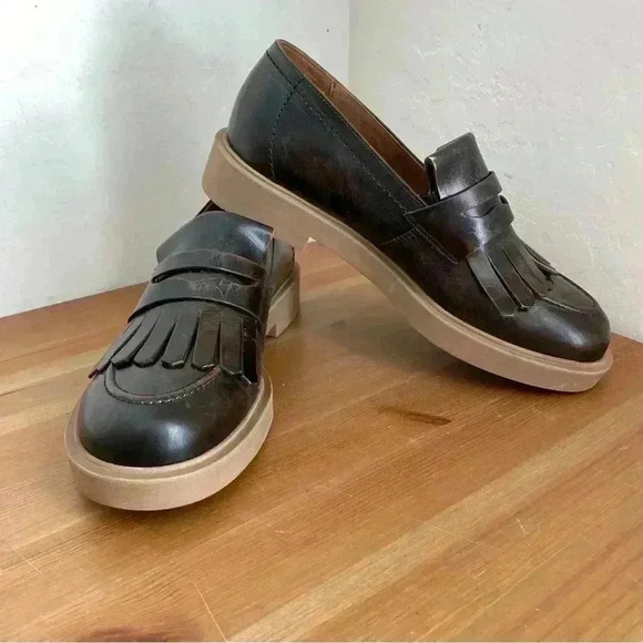 NEW Paul Green Stacy Kiltie Penny Loafer in Bark Brushed Leather UK 5 US 7.5 - Picture 4 of 10